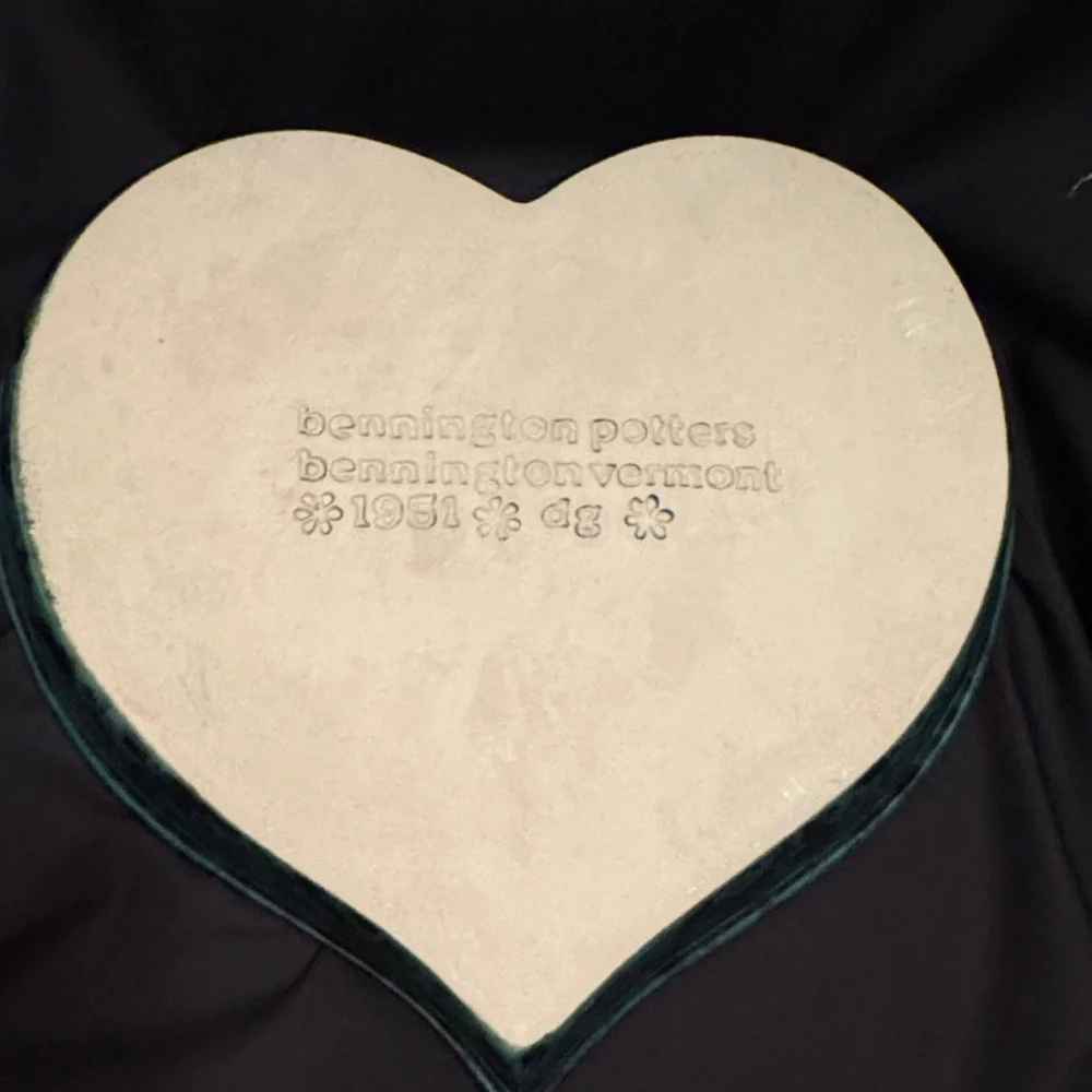 Heart-Shaped Ceramic Baking Dish - Green